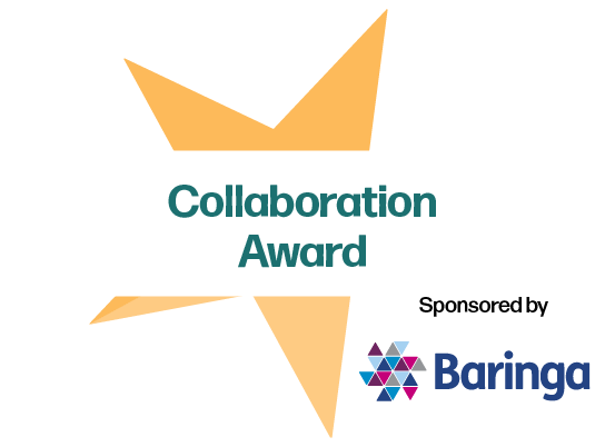 Collaboration Award star sponsored by Baringa