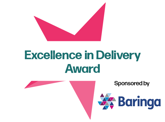 Excellence in Delivery Award Star sponsored by Baringa